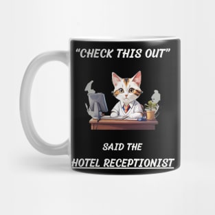 hotel receptionist Mug